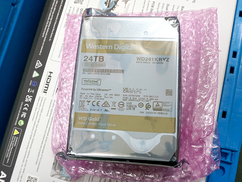 WD Goldの24TB HDD「WD241KRYZ」が発売、価格は約10.7万円 - AKIBA PC
