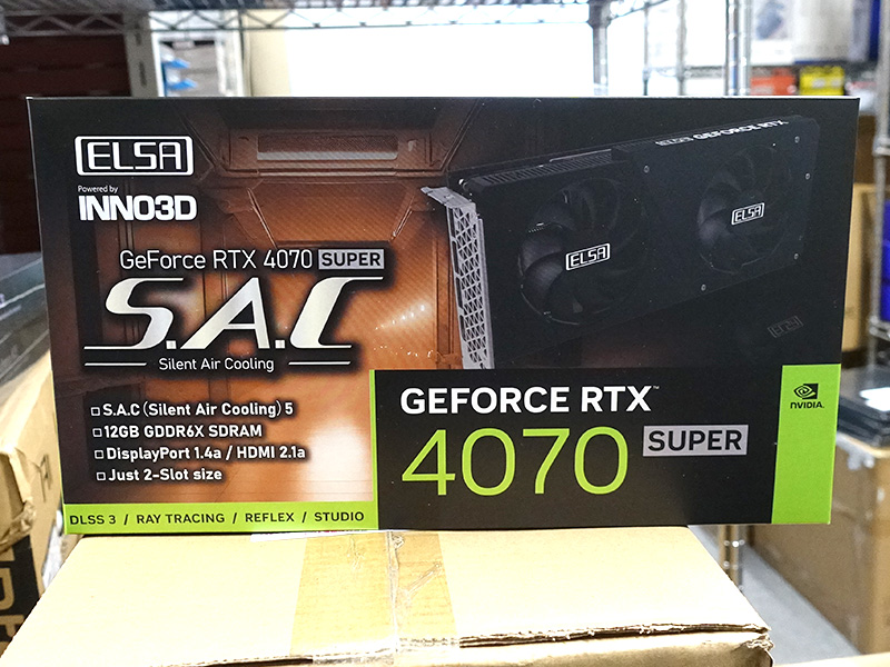 コンパクト化を実現した「ELSA GeForce RTX 4070 SUPER S.A.C」が発売 