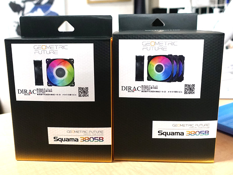 PC ファン 強力 38mm 厚 PWM 120mm SQUAMA 3805B Amazon | GEOMETRIC FUTURE 120mm ARGBファン Squama 3805B