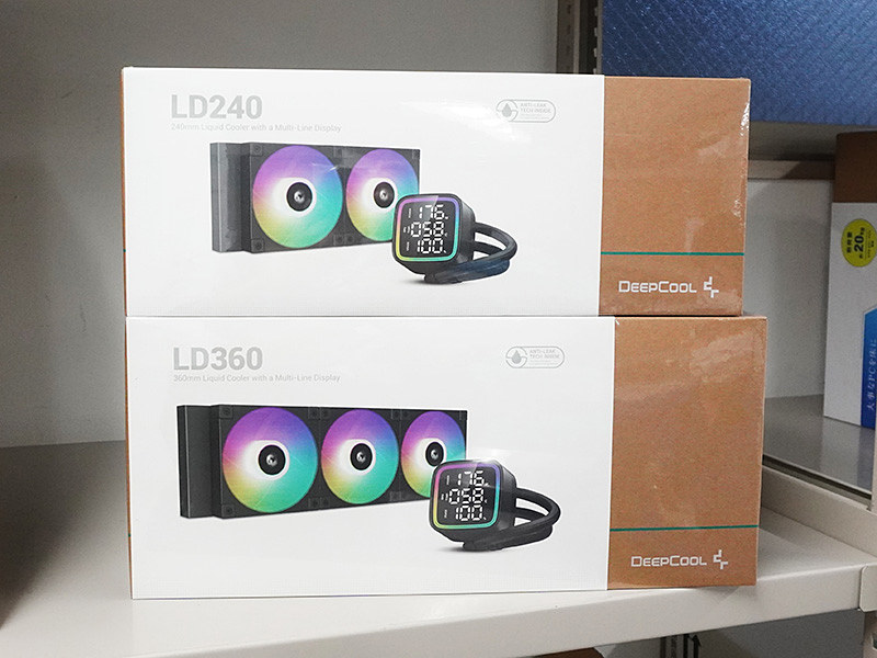 DeepCoolのデジタルパネル搭載水冷クーラーが2製品、CPU消費電力