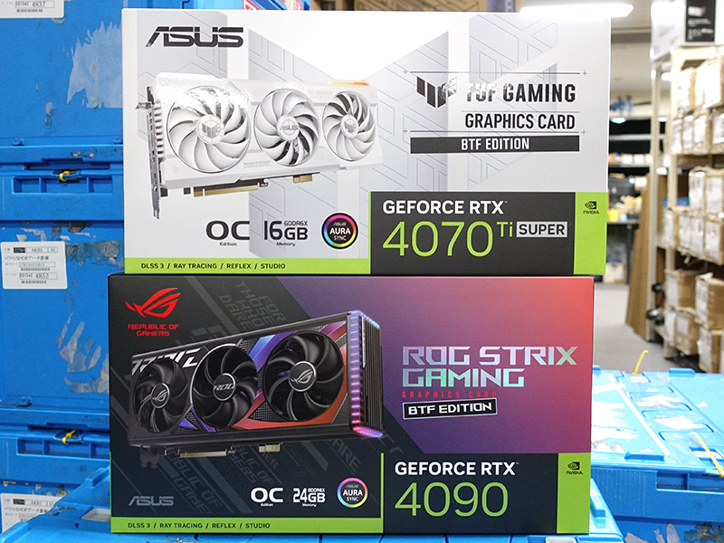 完全裏配線を実現する「Advanced BTF」対応のGeForce RTX 4090/4070 Ti