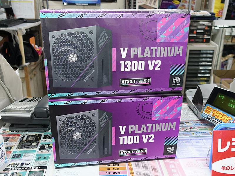 PCIe 5.1/ATX 3.1対応の80PLUS PLATINUM電源「V Platinum V2」がCooler