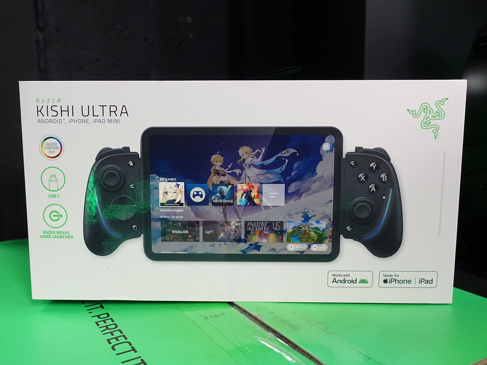 iPad miniにも対応した一体型ゲームコントローラー「Razer Kishi