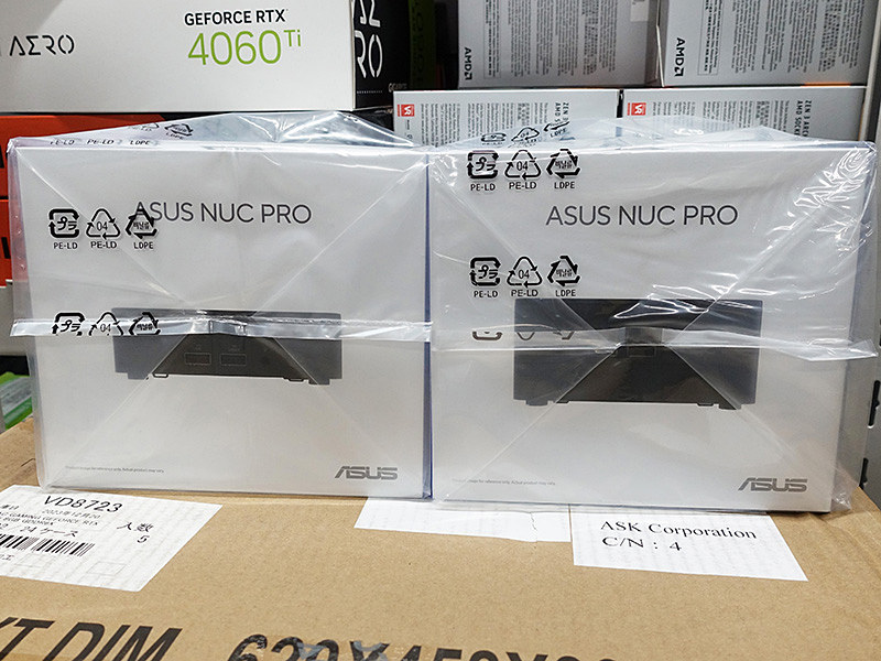 ASUSの小型ベアボーン「NUC 13 Pro Kit」が店頭入荷、Core i5-1340P