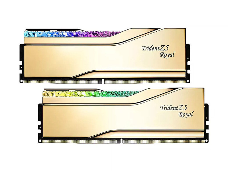 ラグジュアリー感満載のメモリ「Trident Z5 Royal」にゴールドモデル