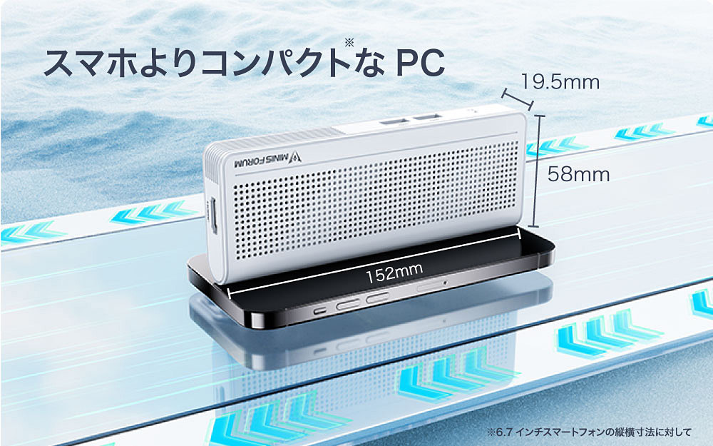 ミニPC MINIS FORUM S100-WLP N100 8GB 256GB MINISFORUM ミニズフォーラム S100-WLP[ Intel N100 / RAM:8GB