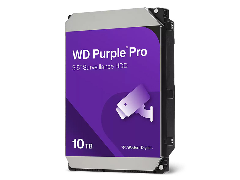 監視カメラ向けHDD「WD Purple Pro」10TBにキャッシュ倍増モデル