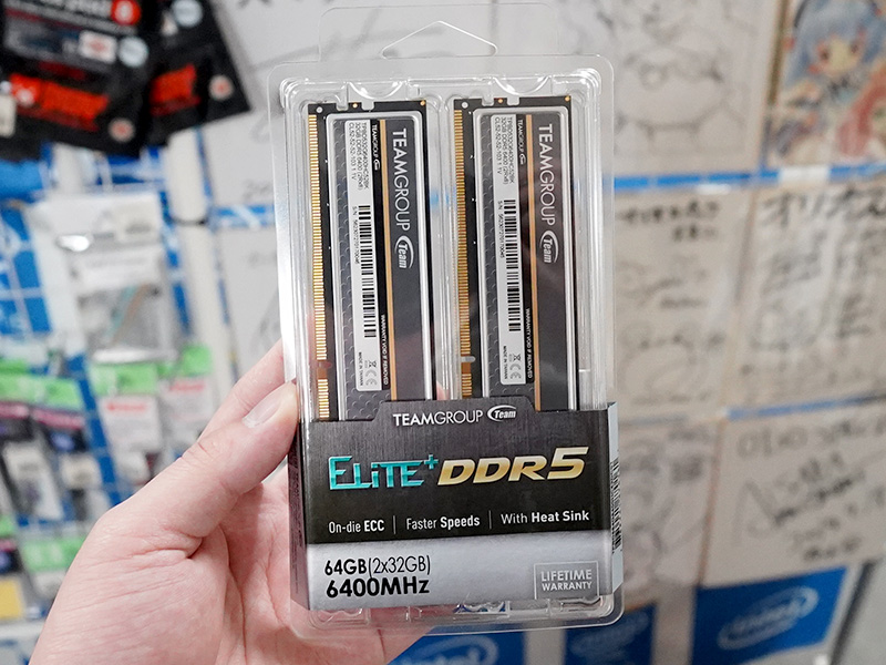 JEDEC準拠のTeam製DDR5-6400メモリに64GBキットモデル - AKIBA PC Hotline!