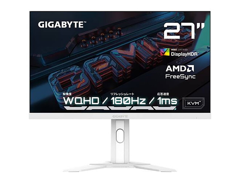 GIGABYTEの白い27型QHDゲーミングモニター「M27QA ICE」が発売、SS IPSパネルを採用 - AKIBA PC Hotline!