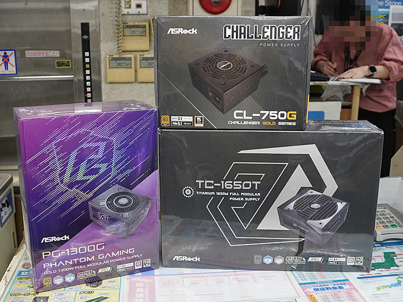 80PLUS TITANIUM認証取得のTaichiシリーズなど、ASRockのATX電源 80PLUS TITANIUM認証取得のTaichiシリーズなど、ASRockのATX電源