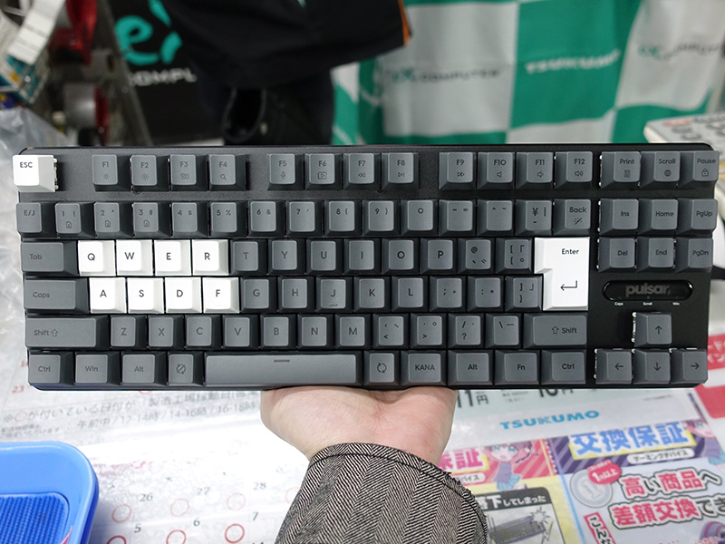 Pulsarの日本語配列ラピトリ対応キーボード「PCMK 2 HE TKL JIS Pulsarの日本語配列ラピトリ対応キーボード「PCMK 2 HE TKL JIS