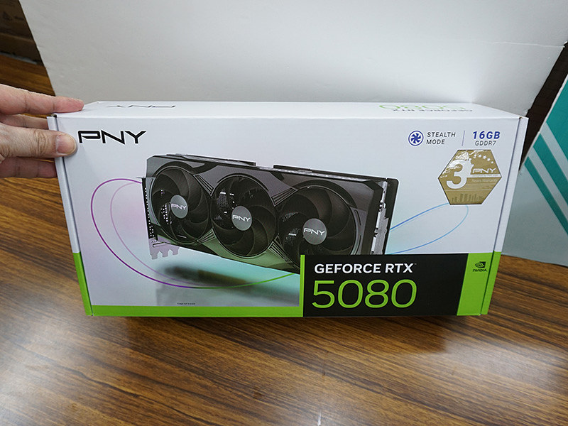 PNYのGeForce RTX 5080が3製品、全モデル3連ファンクーラーを搭載