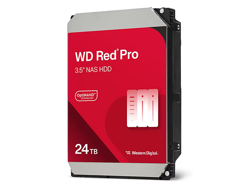 キャッシュ容量512MBのNAS向けHDD「WD Red Pro」に20TB/24TBモデル