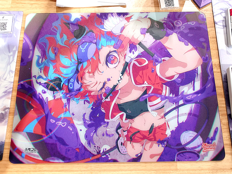 ふもコレ × MURASH GAMING ガラスマウスパッド Dream Gamer 浮」の
