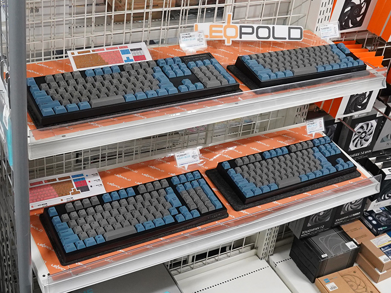 CHERRY MX2Aキースイッチ採用のLEOPOLD製メカニカルキーボードが