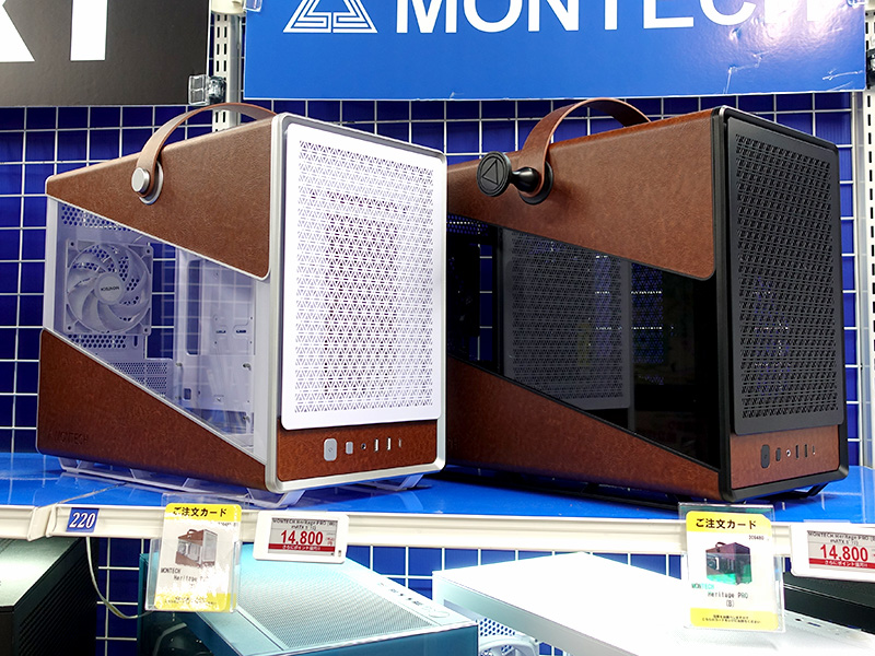 レザーを使ったmicroATXケース「MONTECH Heritage Pro」が店頭入荷