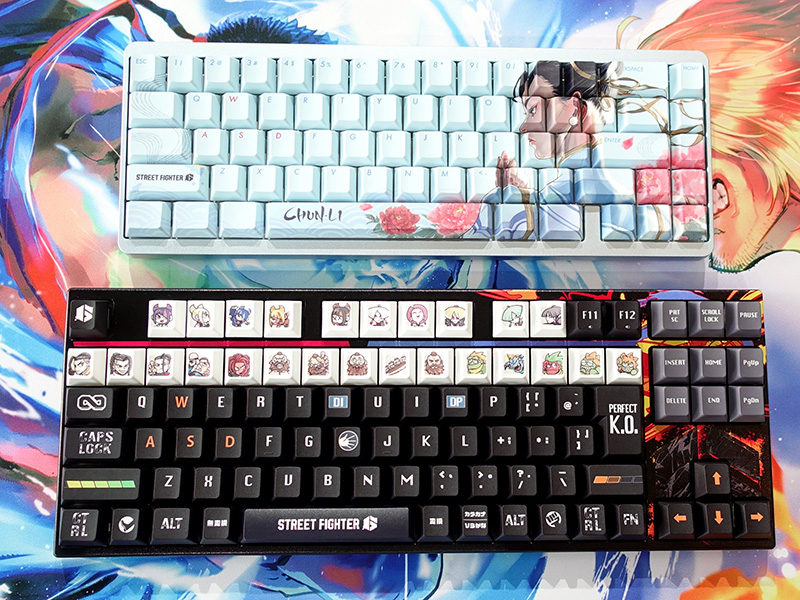 ふもコレ スト6 ジュリ キーキャップセット ふもっふのお店 ふもコレ × STREET FIGHTER 6 キーキャップセット ジュリ｜ふも