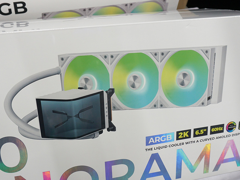 TRYX PANORAMA SE 360 ARGB ホワイト 簡易水冷　クーラー TRYX Panorama SE 360 ARGB White 360mm AIO Rotatable 6.5