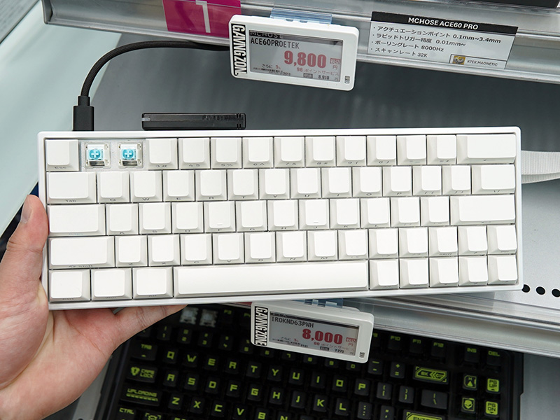 実売8,000円で0.02mm精度検知のラピッドトリガー対応キーボード「iROK