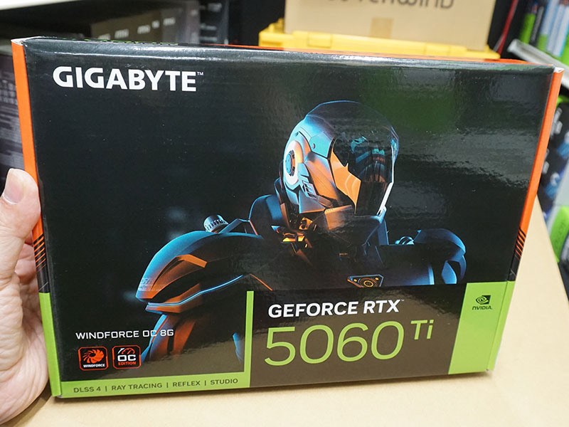 GIGABYTE「GeForce RTX 5060 Ti WINDFORCE OC 8G」が発売