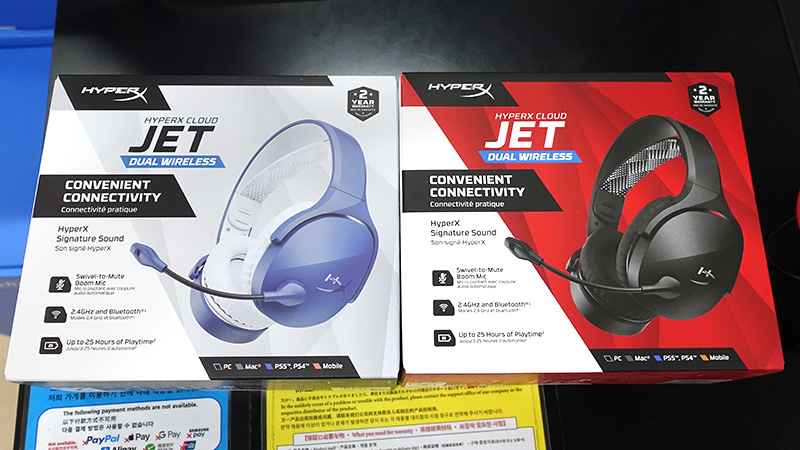 HyperXの軽量ゲーミングヘッドセット「Cloud Jet」が登場、デュアル