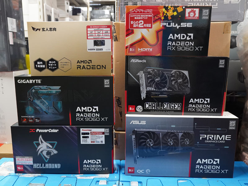 AMDの新ミドルレンジGPU「Radeon RX 9060 XT」が各社から登場