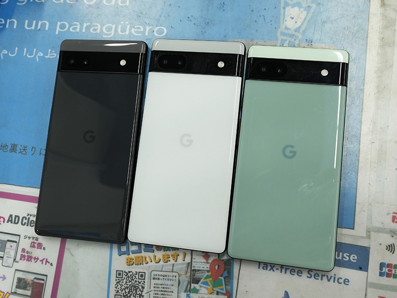 Googleの6.1インチスマホ「Pixel 6a」が19,800円！中古Cランク品