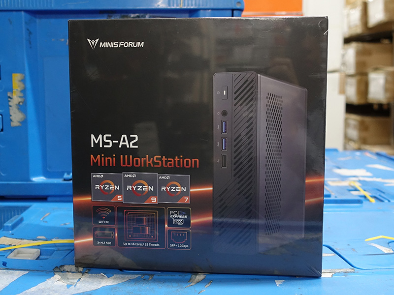 Ryzen 9 9955HX搭載のミニワークステーション「MINISFORUM MS-A2