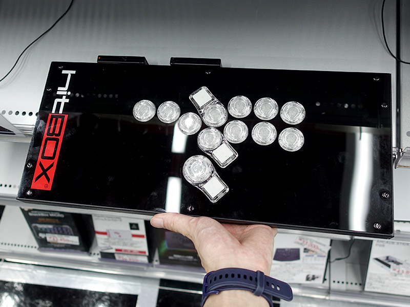 【即日発送】 カスタム可能な拡張ボタンも備えたレバーレスアケコン「Hit Box その他