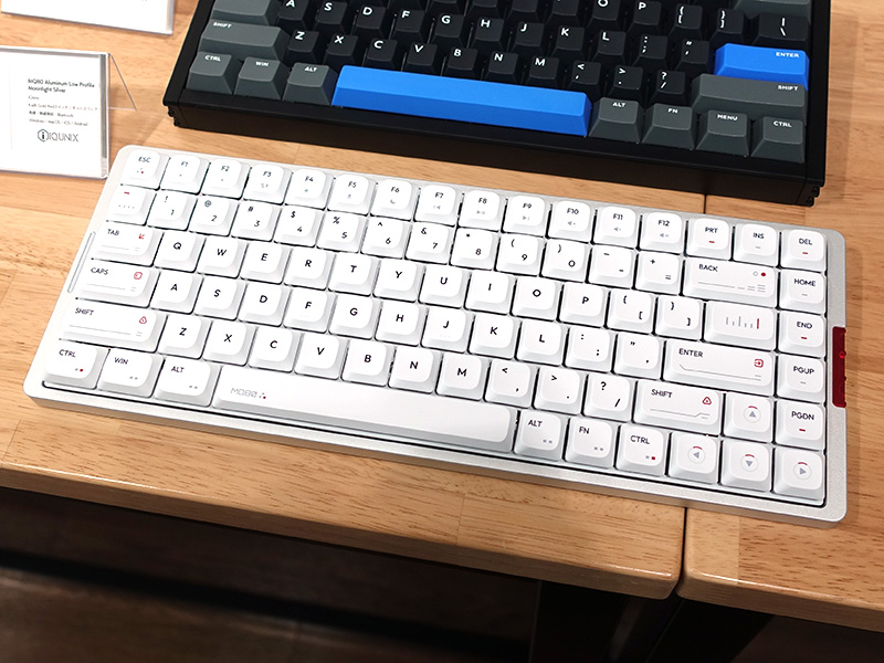 独自ガスケット機構のロープロメカニカルキーボード「IQUNIX