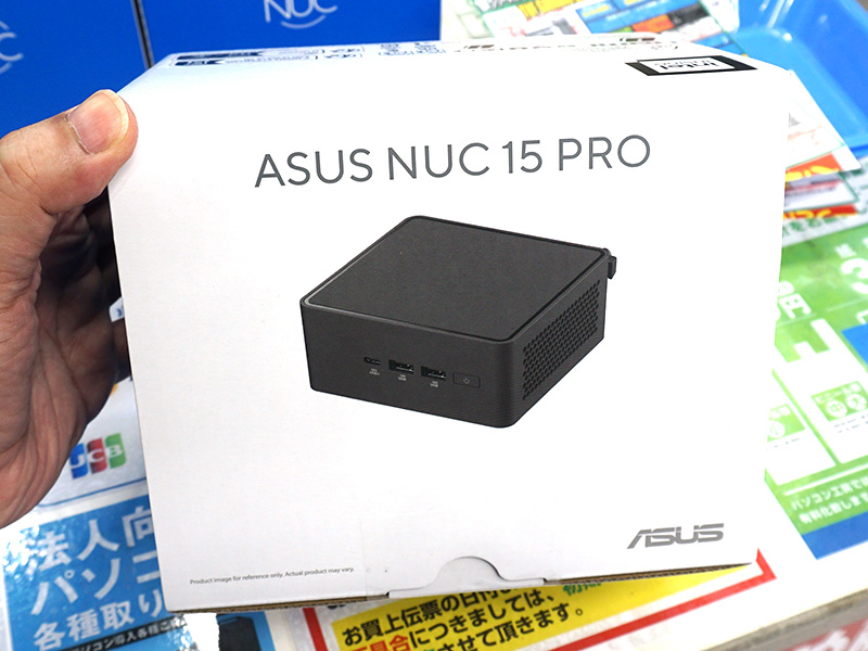 Core Ultra 200H搭載のベアボーンPC「ASUS NUC 15 Pro Kit」が発売