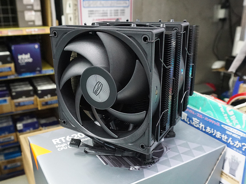 CPSのツインタワーCPUクーラー「RT620-BK」が発売、価格は4,980
