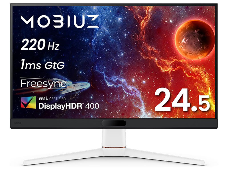 220Hz駆動の24.5型フルHDモデルが約2.8万円など、BenQの