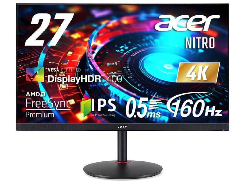 acer モニター 4K 27インチ Acer モニター 27インチ 4K UHD 10億7000万色 広視野角 IPS 非