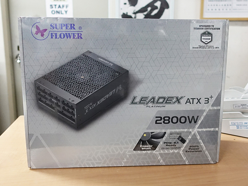 AC200V専用の2,800W電源「LEADEX TITANIUM 2800W ATX3.1」が発売