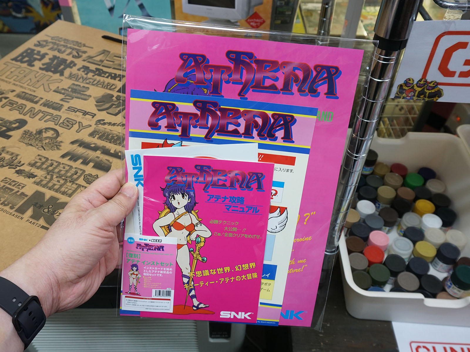 アテナ」「サイコソルジャー」の新作&復刻グッズ、SNK×BEEP