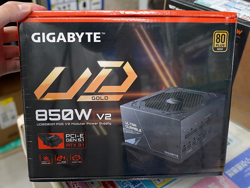 GIGABYTE UD850GM PG5W  850W ATX電源 Amazon | GIGABYTE UD850GM PG5 PC電源ユニット 850W GP-UD850GM