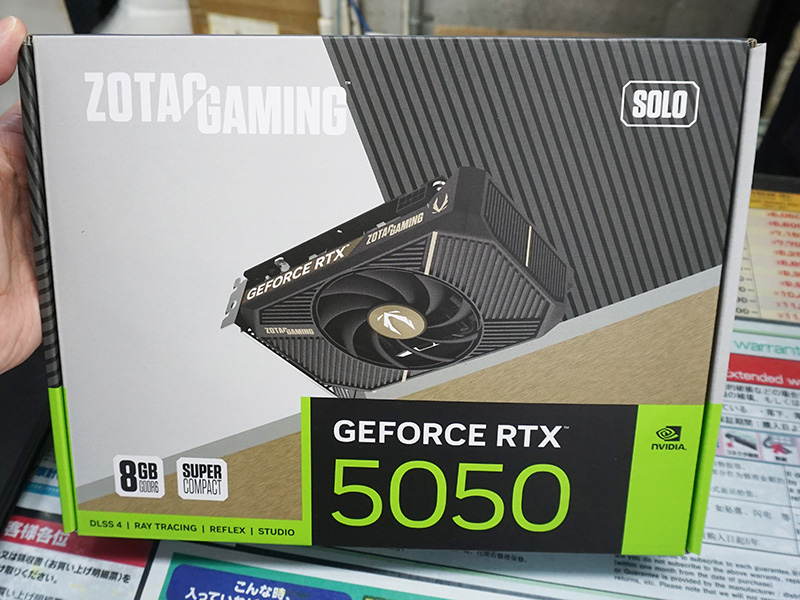 マザーボード ZOTAC GAMING GeForce RTX 5050 SOLO ZOTAC GAMING GeForce RTX 5050 SOLO | ZOTAC