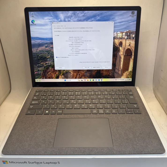 中古 Surface Laptop 5 i5 1235U 8/512GB Core i5-1235U+512GB SSD搭載の「Surface Laptop 5」がML
