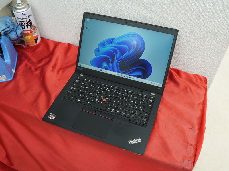 Ryzen 5 PRO搭載の13.3型モバイルノート「ThinkPad X395」が