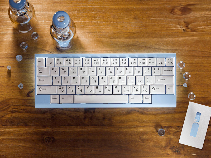 AGAR ベアボーンキーボード完成品 Wooting 60HE用のデュアル構造適応に対応したメタルキーボードキット