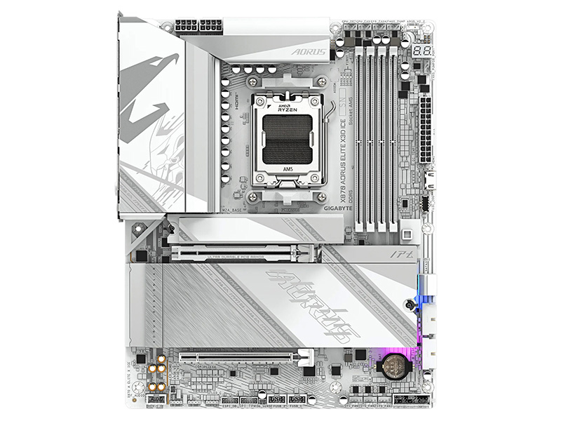Ryzen X3D向け機能を搭載したGIGABYTEの白いAM5マザー「X870 AORUS