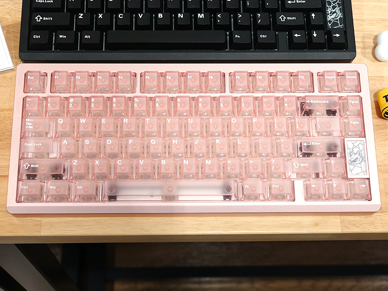 Chilkeyのラピトリキーボード「Slice75 HE」にWS Fluxスイッチ