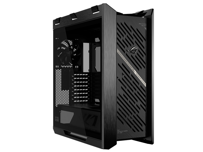 ASUSのゲーミングPCケース「ROG Strix Helios II」が登場、両サイドに