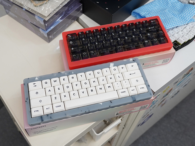 シリコンケース採用のキーボード自作キット「HIBI Design CHOPPER」が