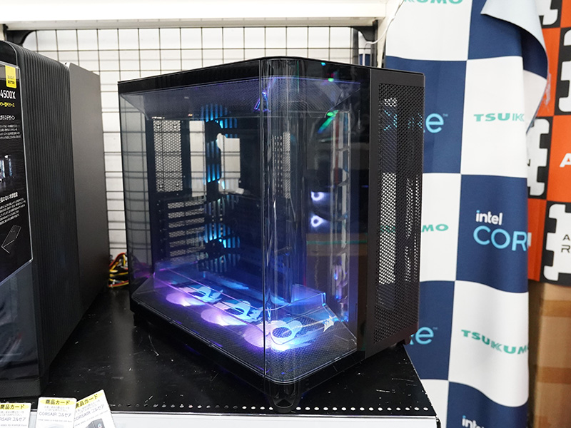 トリプルチャンバー構造のCORSAIR製ミドルタワー「AIR 5400 RS-R ARGB