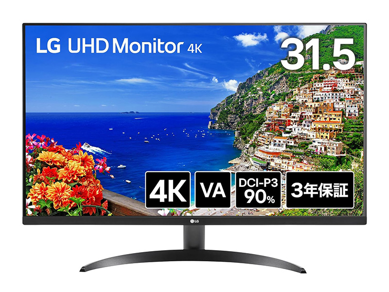 【保証期間有/美品/付属品完備】LG ゲーミングモニター31.5インチ/4K 保証書/美品/付属品完備】LG ゲーミングモニター31.5インチ/4K 保証