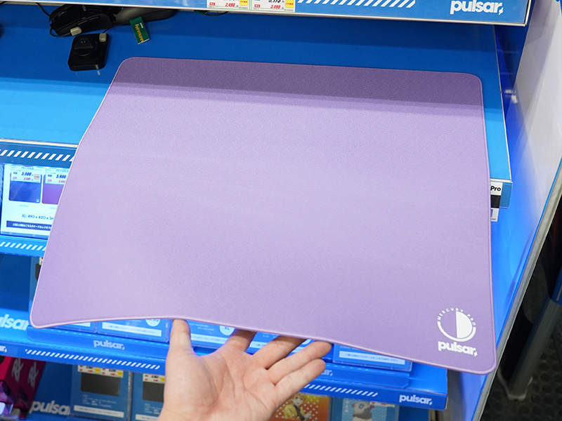 Pulsarの布製ゲーミングマウスパッド「Mercury Pro」「Saturn Pro