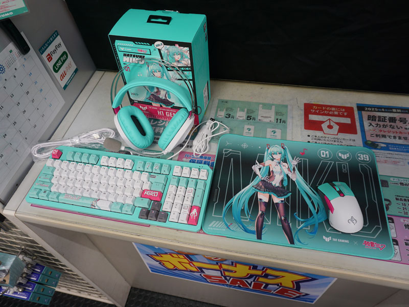 ASUS TUF Gaming×初音ミクコラボのゲーミングデバイス4製品が再入荷