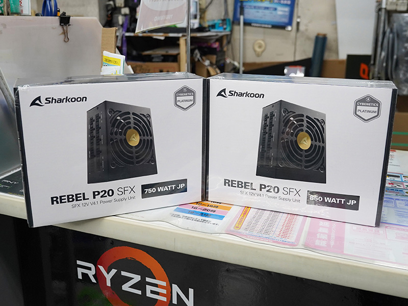 ATX 3.1準拠のSFX電源「REBEL P20 SFX」がSharkoonから、容量違いで3